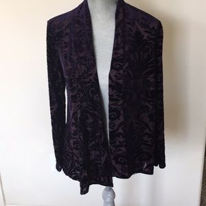 Purple and shades of blue kimono